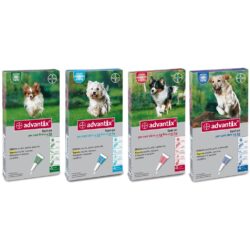 אדוונטיקס אמפולות נגד פרעושים וקרציות Advantix