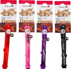 קולרי חתול דוגמת "להבות" Pets Project