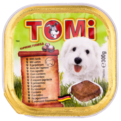 טומי מעדנית לכלב כבש 300 גרם Tomi