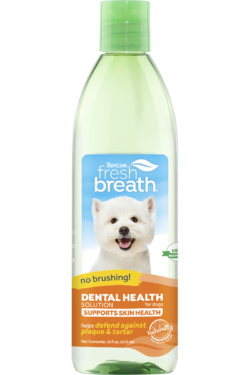 טרופיקלין מי פה עם תוסף לפרווה ולעור 473 מ"ל Tropiclean