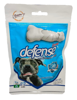 חטיף עצמות לניקיון הפה מכיל צמחים טבעיים 105 גרם Dent defense