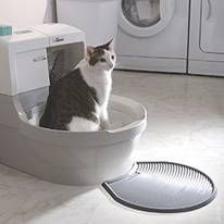 שטיחון ייעודי לשרותים חשמליים קט ג'יני CatGenie