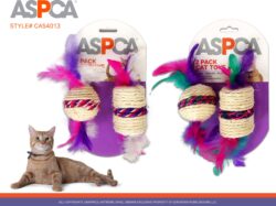 צעצוע לחתול גליל וכדור גירוד ASPCA