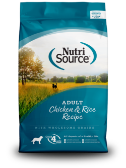 נוטריסורס כלב בוגר עוף ואורז 2.3 ק"ג NutriSource