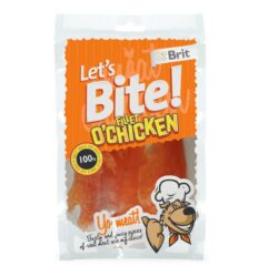 חטיף רצועות פילה חזה עוף 80 גרם Let's Bite