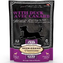 חטיף נטול דגנים ברווז לכלב 227 גרם OBT