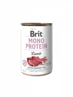 בריט מונו כבש שימורי חלבון יחיד היפואלרגניים 400 גרם Brit