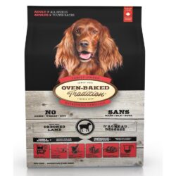 אוכל לכלבים אובן בייקד טרדישן בוגר כל הגזעים כבש 11.34 ק"ג OBT