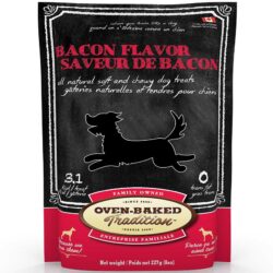 חטיף בטעם בייקון לכלב 227 גרם OBT