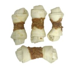 שקית עצם קשר לבנה בציפוי עוף – 10 יח'