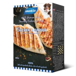 smookies – עוגיות טבעיות לכלב בטעם עוף וג`ינגר (200 גרם)