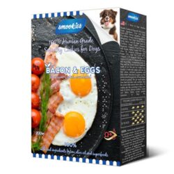 smookies – עוגיות טבעיות לכלב בטעם בייקון וביצה (200 גרם)