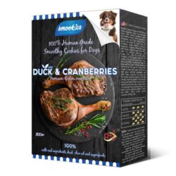 smookies – עוגיות טבעיות לכלב בטעם ברווז וחמוציות (200 גרם)