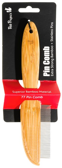 מסרק עץ עם 77 שיניים  PetsProject