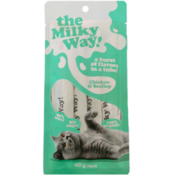 חטיף שלוקים מילקי-ווי עוף וצדפות 4 יח` 60 גרם Milky Way