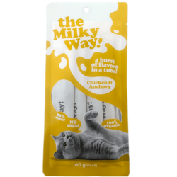 חטיף שלוקים מילקי-ווי עוף ואנשובי 4 יח` 60 גרם Milky Way