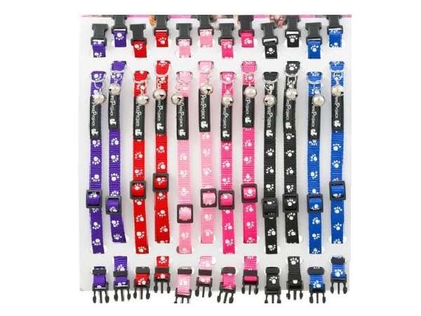 קולר לחתול דוגמת כפות PetsProject