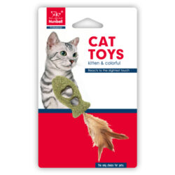 צעצוע לחתול קטניפ דג עם נוצה CATNIP TOYS
