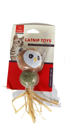 צעצוע לחתול בובות ינשוף עם קטניפ CATNIP TOYS