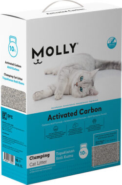 מולי חול מתגבש פחם 10 ליטר Molly