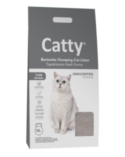 חול חתולים קטי 10 ליטר פחם פעיל Catty
