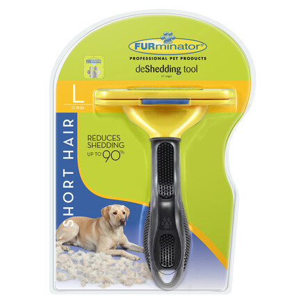 מסרק פרמינטור לכלב L פרווה קצרה FURminator