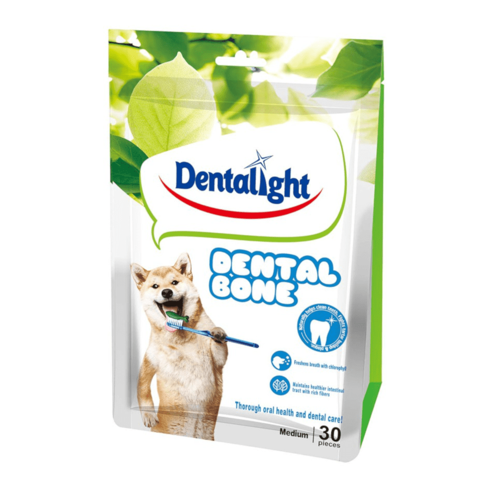 חטיף דנטלי לכלב דנטל פיור 30 יחידות 540 גרם Dentalight denta-bone