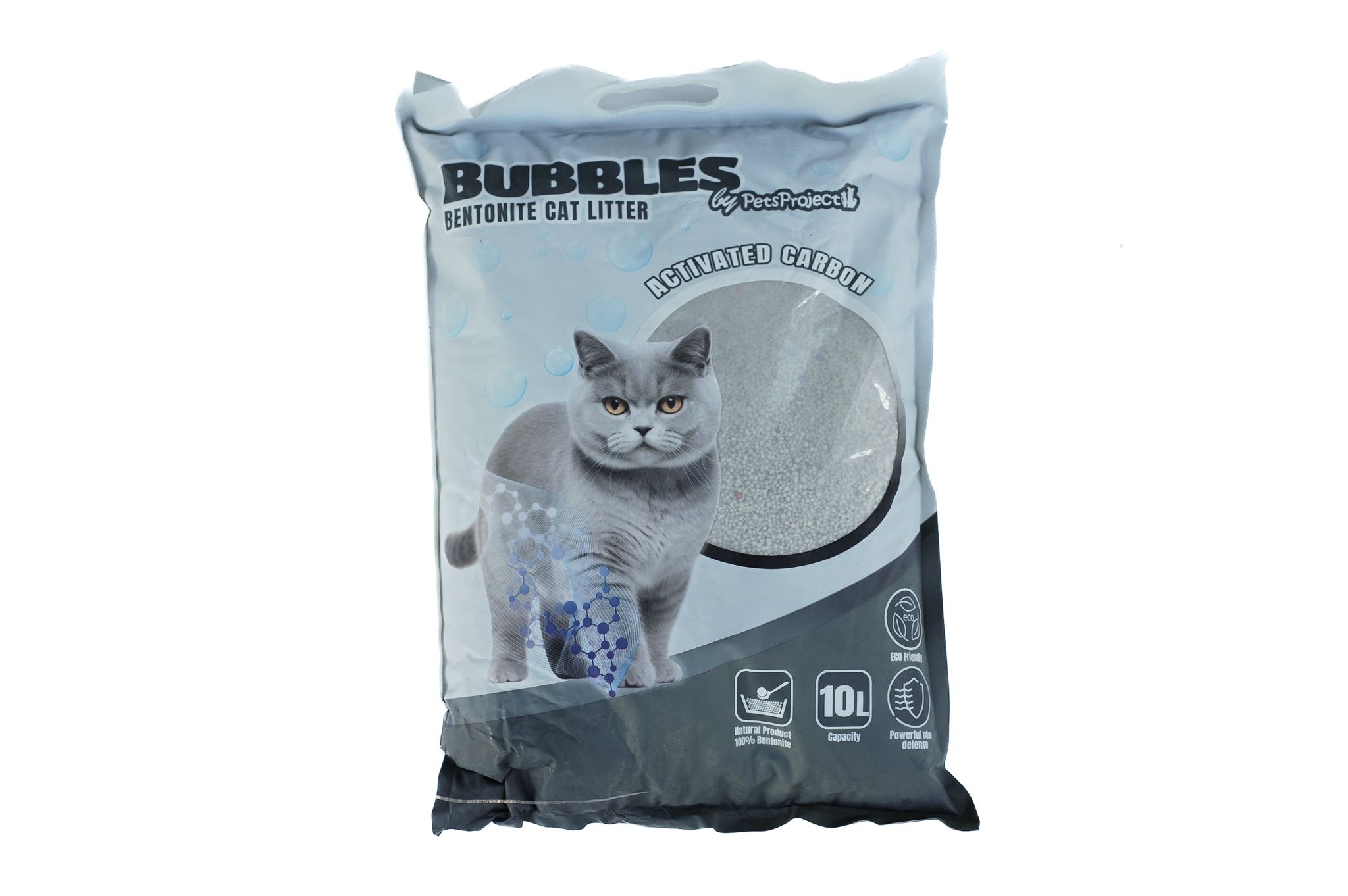 באבל חול בנטונייט טבעי 10 ליטר BUBBLES