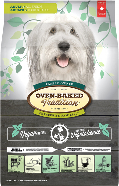 מזון לכלבים אובן בייקד טרדישן טבעוני בוגר 9.07 ק"ג OBT