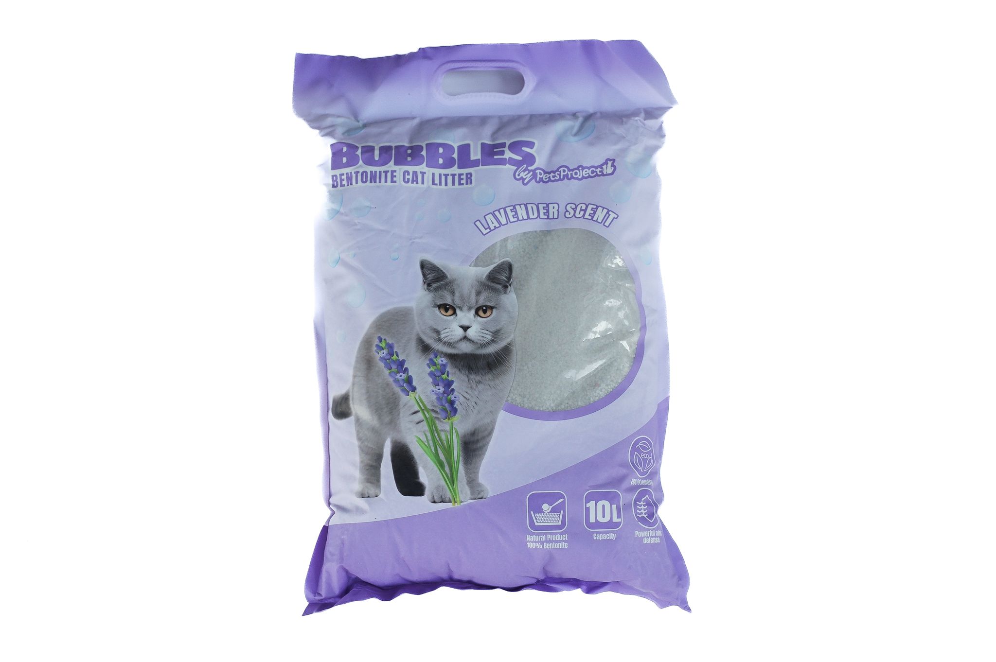 באבל חול בנטונייט לבנדר 10 ליטר BUBBLES