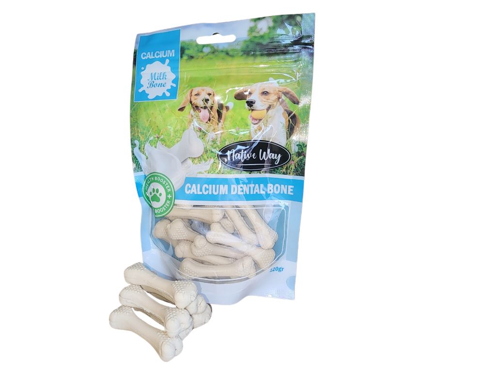 נייטיב וואי עצם קלציום S בטעם חלב 120 גרם Native way